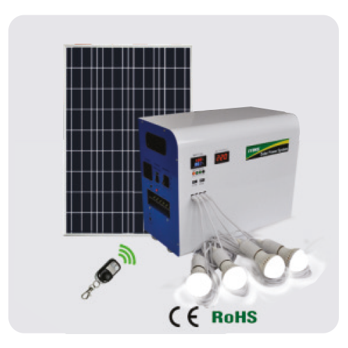 Solar Home Kit 4x3 Watt Bulbs